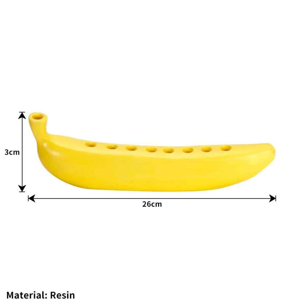 Shape Menorah Tabletop Candlestick Decor Resin Novelty Banana Hanukkah Chanukah Holder Holiday 9 Candle Can Hold Y260131