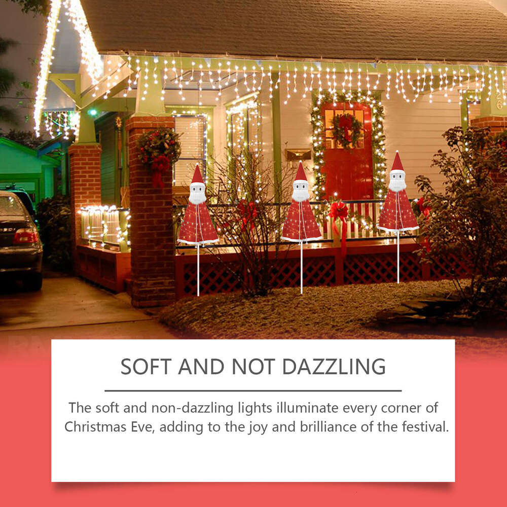 Dowmoo Christmas Santa Claus Decoration Ornament Holiday Atmosphere Detachable Lightweight Fun Toy S260131