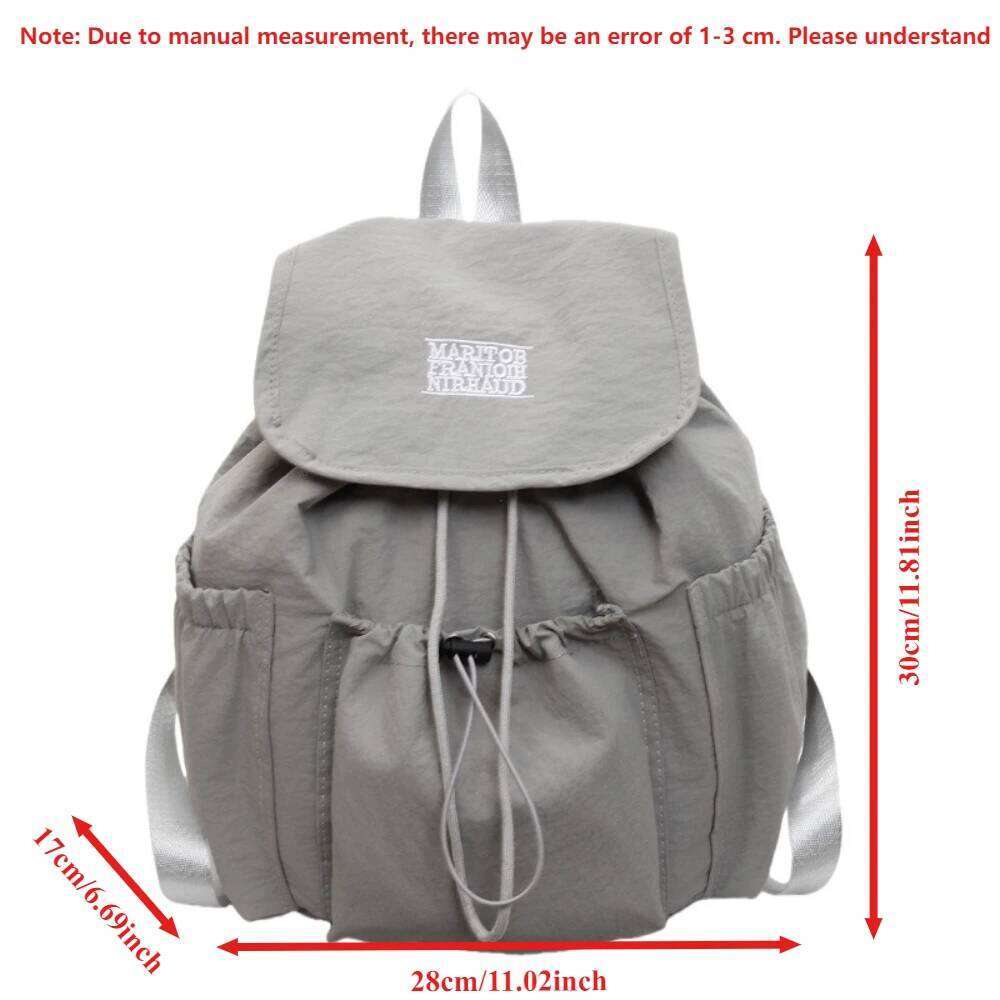 Casual Large Capaci Student Women's 2025 New Sle Outdoor Faion Commuting Bag Lightweight Simple Design Multifu Backpack