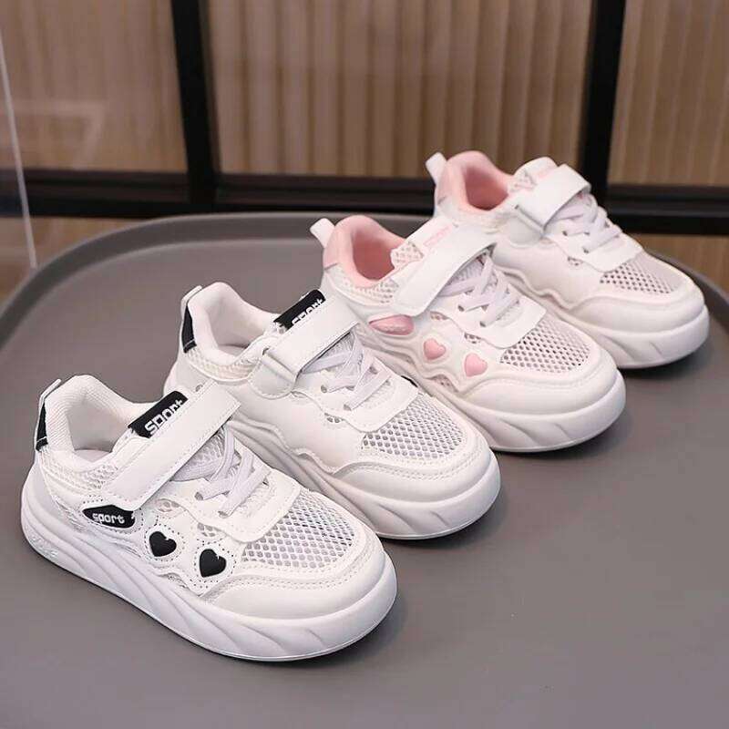 Children's Spring Sports ShoesAnti-Slip &Breathable Versatile Flat-Soled Trendy Sneakers,Mesh Breathable Casual Sneakers Y260128