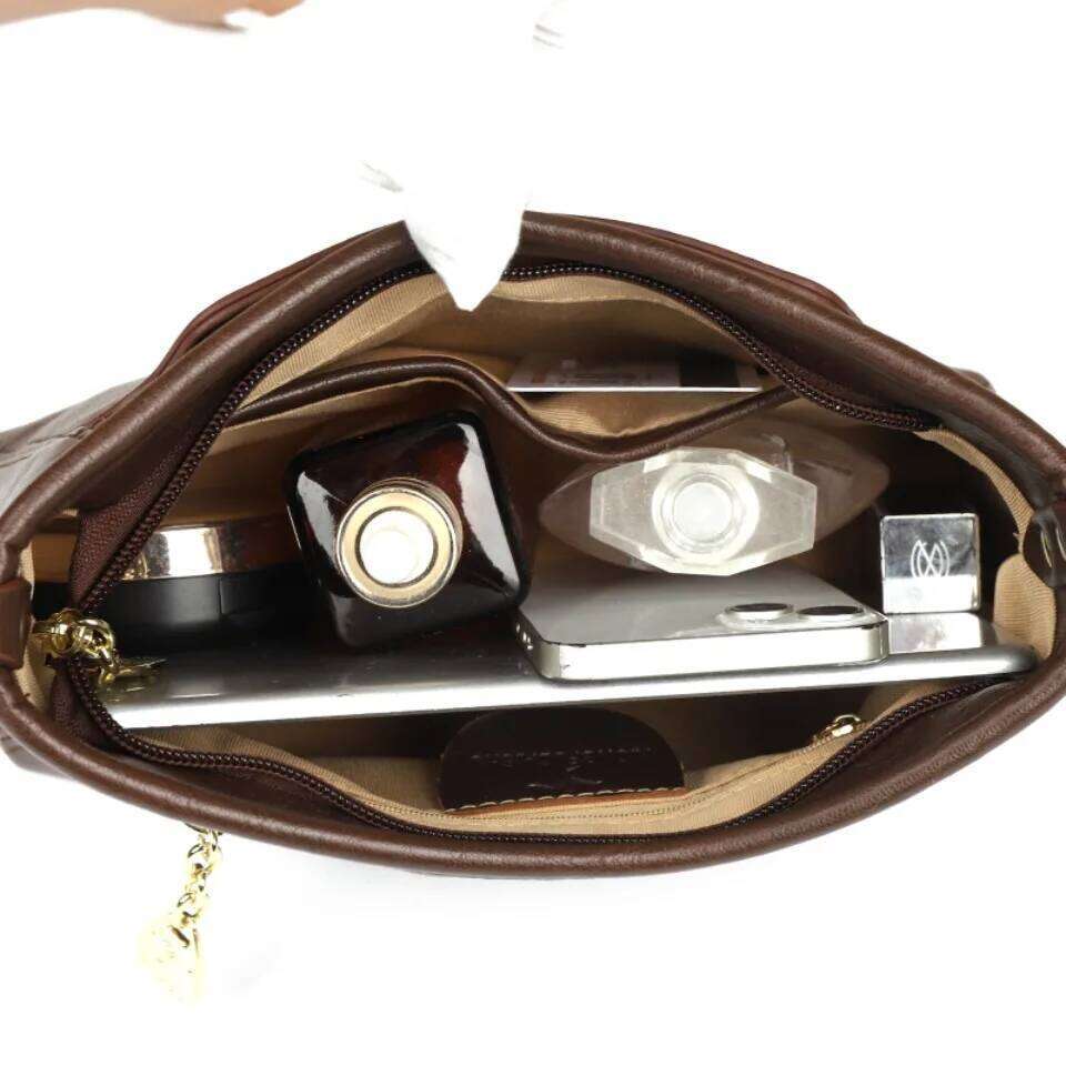 Top Quality PU Leather Tote For Women Luxury Shoulder Solid Color Crossbody Bags 2026 New Fashion Female Sac Xiu Lai Si