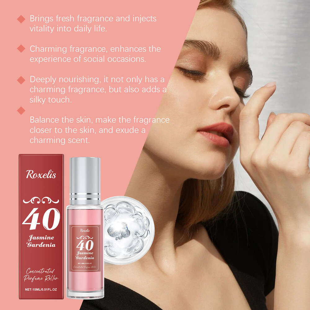 Roxelis Jasmine Gardenia Brazilian Long-lasting Light Fresh Elegant Charm Fragrance Couple Date Perfume S260131