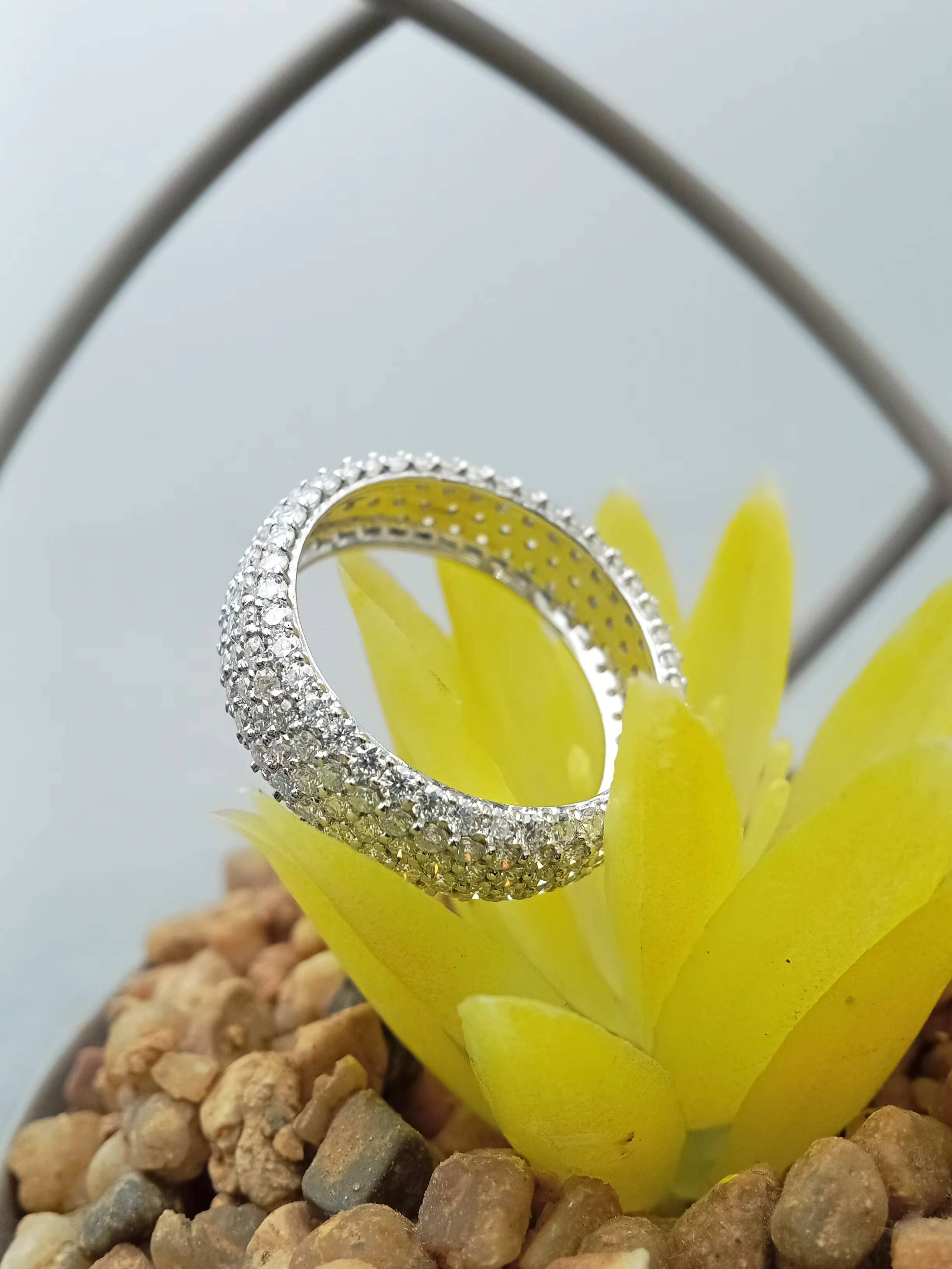 Womens 1ct Cut VVS Lab Grown Diamond Filled Engagement Wedding Ring 14k/18k Gold Trendy Style for Certified Party