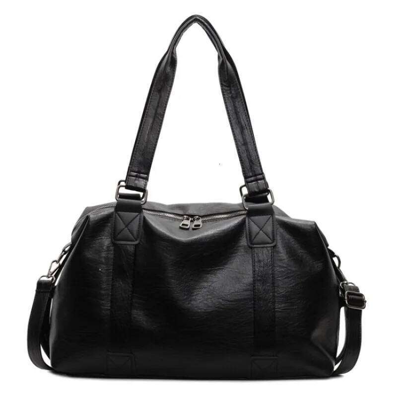 Fashion Tote Leather Women Simplicity Handbag Solid Vintage Shoulder Messenger Bag for Ladies XJ260130
