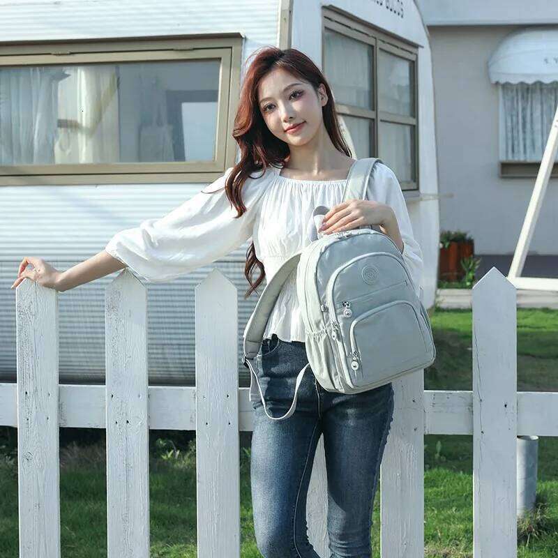 Women Backpacks Teenage Waterproof Nylon Backpack Shoulder Bag Female Daily Everyday School Rucksacks