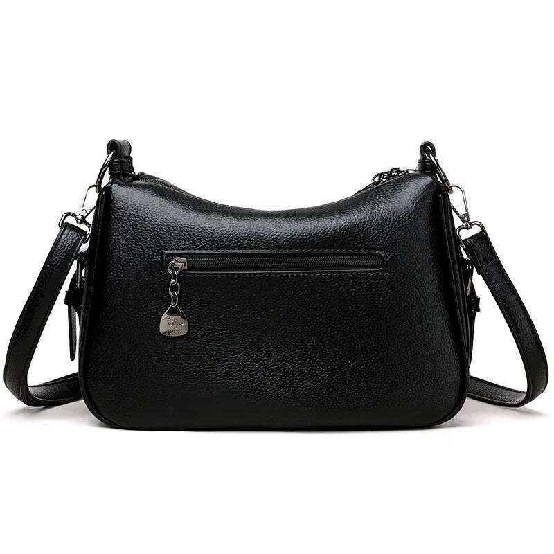 Simple Solid Color Shoulder Large Capacity Tote Crossbody Bag for Women Fashion XJ260131
