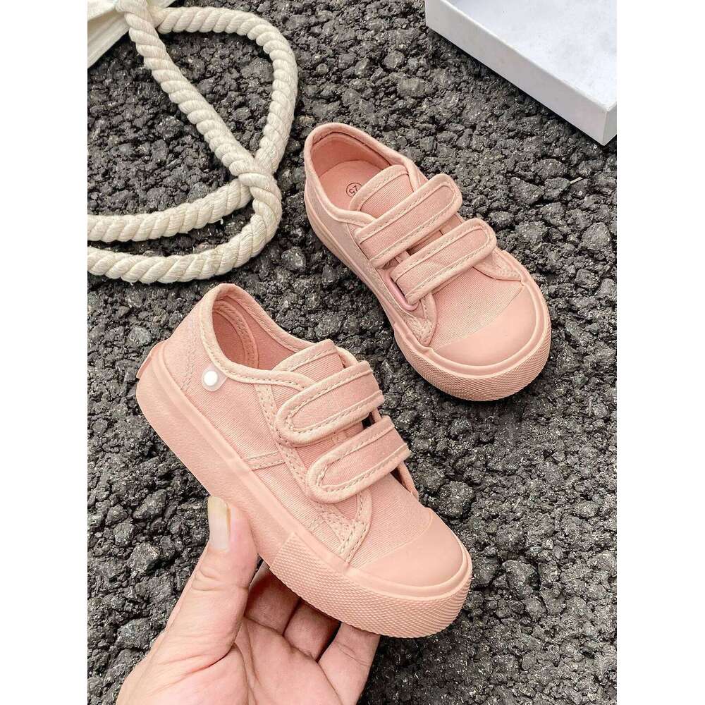 Canvas Shoe Children Spring Toddler Infant Boys Sneakers Girls Candy Color Casual Baby Kids Breathable Soft Bottom Shoes Y260128