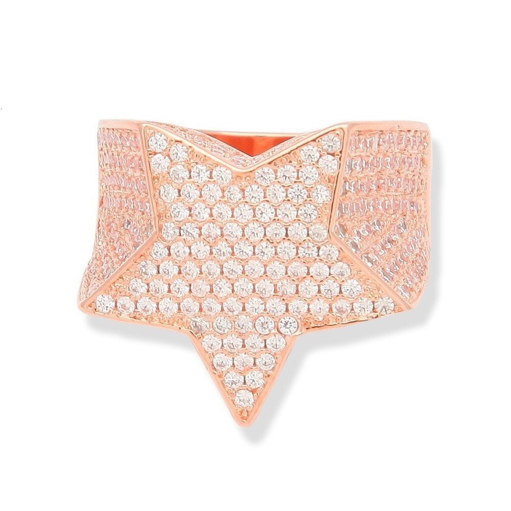 2026 Hiphop Men Women Fine Jewelry Iced Out Gold Plated 925 Sterling Silver VVS Moissanite Diamond Baguette Ring With GRA Certificate