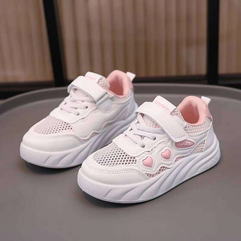 Children's Spring Sports ShoesAnti-Slip &Breathable Versatile Flat-Soled Trendy Sneakers,Mesh Breathable Casual Sneakers Y260128