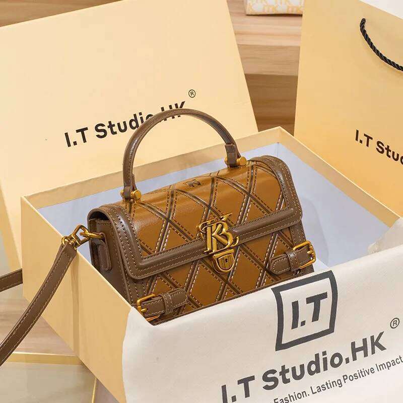 Women's Handbag 2024 New Spring/Summer Luxury Small Square Designer Single Shoulder Crossbody Bag