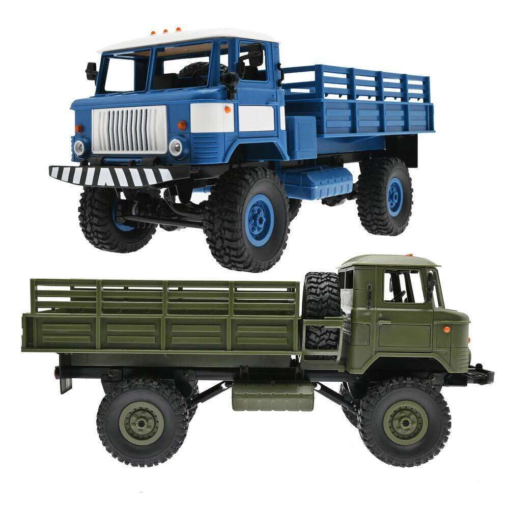 1:16 Wpl B-24 Gaz-66 Remote Control Military Truck Diy 4wd Rc Car 4 Wheel Drive Off-road Climbing Vehicle For Gift Toy Y260131