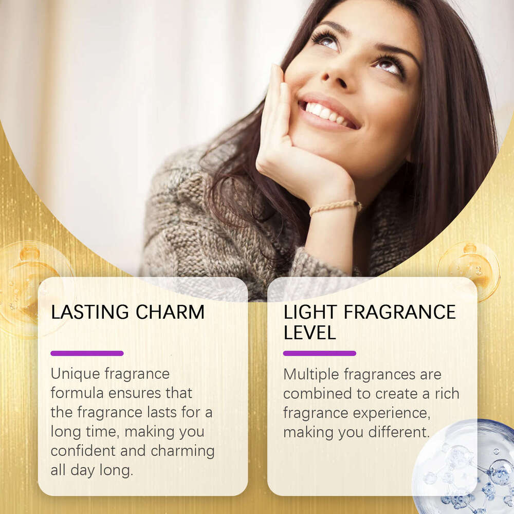 Roxelis Women's Elegant Floral Fragrance Long-lasting Scent Couple Dating Charm Temperament Perfume S260131