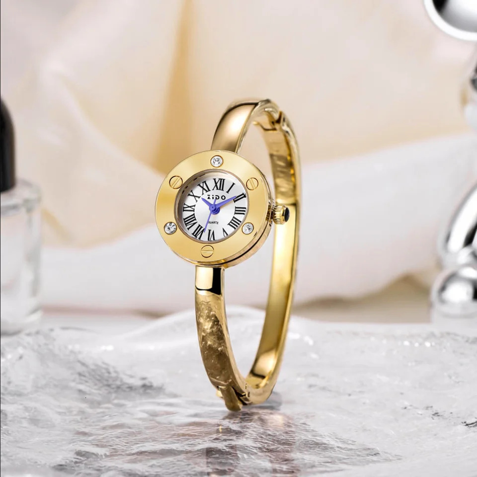 Womens Vintage Quartz Watch Small Elegant Fashion Waterproof Stainless Steel Bracelet Birthday Gift Watch 260126