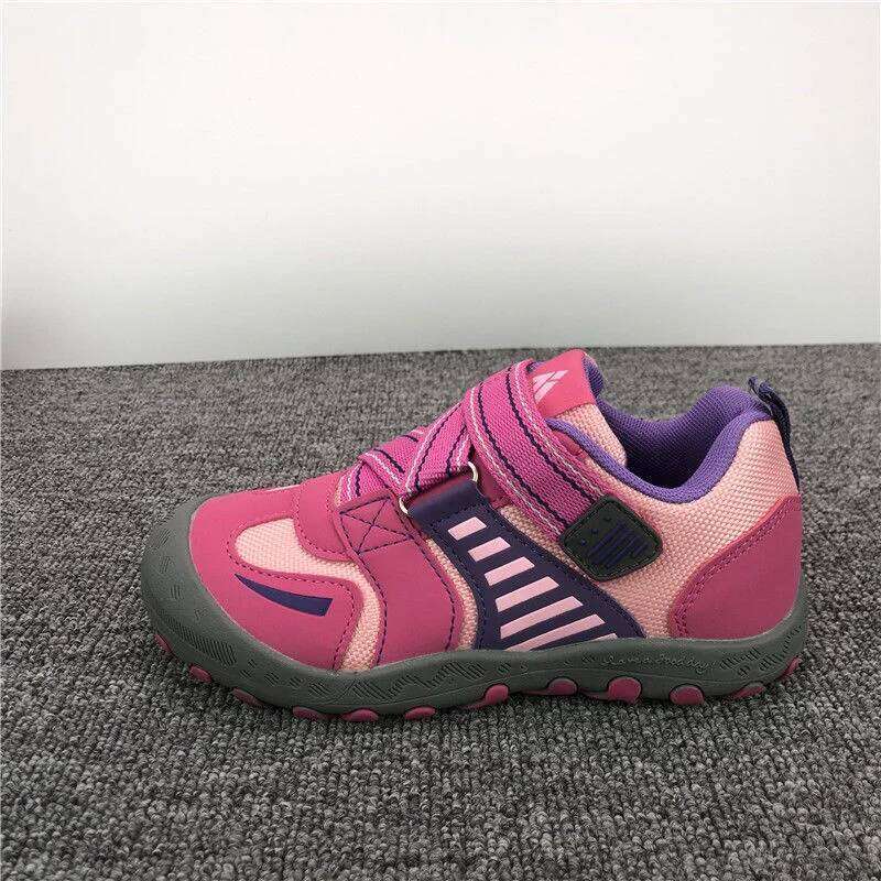 2023 Mesh Children Sneakers Outdoors Breathable Hook Loop Girls Boys Sport Anti Slip High Quality Kids Running Walk Shoes Y260128