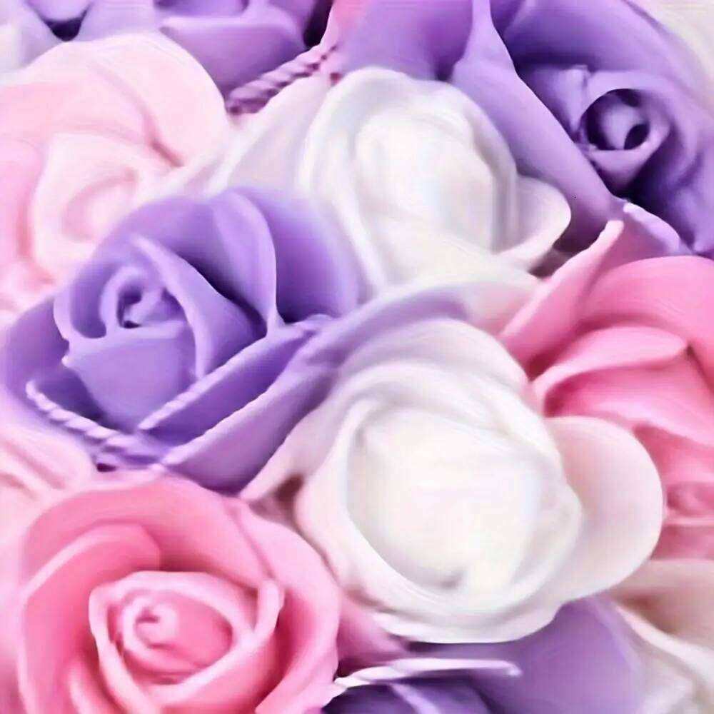 1 Multicoloured Realistic Foam Rose Flower Bear Christmas/Valentine's Day/Mother's Day/Anniversary/Wedding Gift Y260131