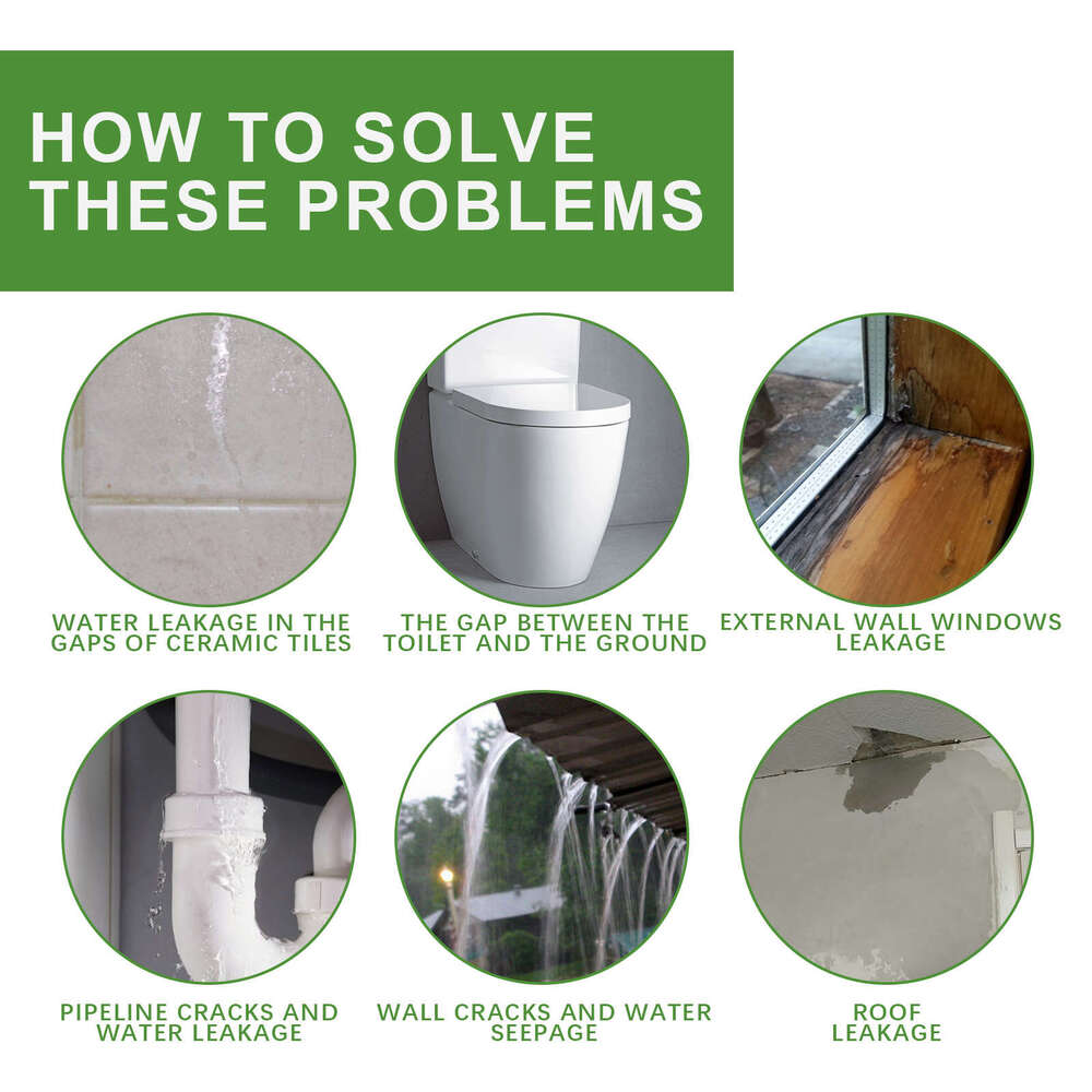 JAYSUING Transparent Exterior Roof Tile Wall Leak Repair Multi-purpose Sealing Waterproof Glue S260130 6c8