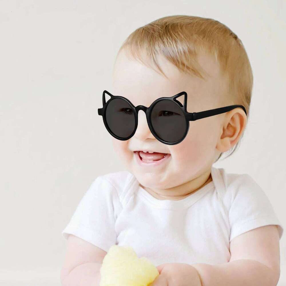 Cute Cat Ear Children's Uv Protection Lightweight Summer Baby Eye Shades Toddler Boys Girls Fashion Sunglasses H260130