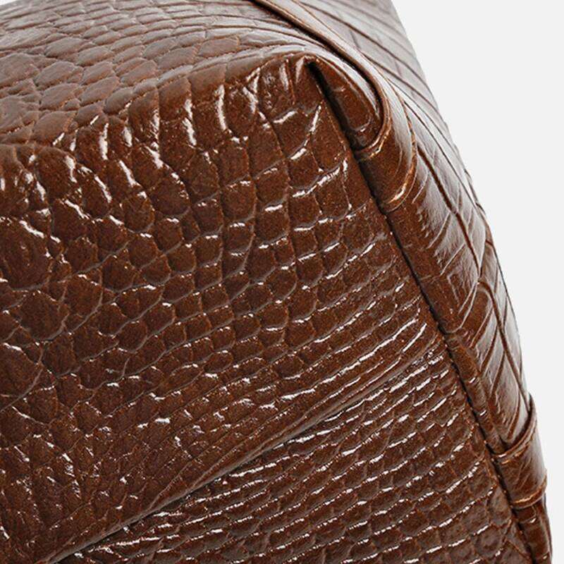 Simple Versatile Crocodile Print Tote Large Capacity Fashion Handbag Vintage Design Shoulder Women's Bag XJ260130
