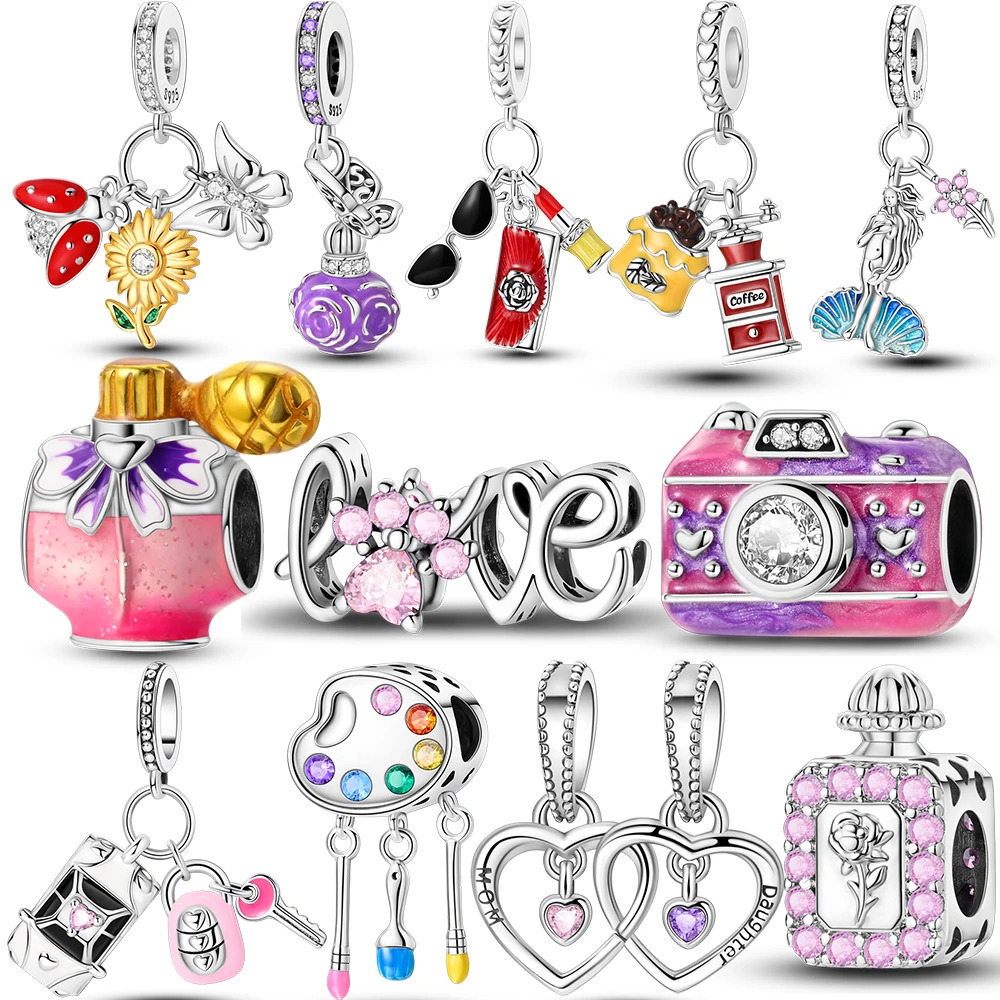 Fit Original Bracelet Silver Plated Charms Beads For Women Jewelry Making Fashion Pendant 260124