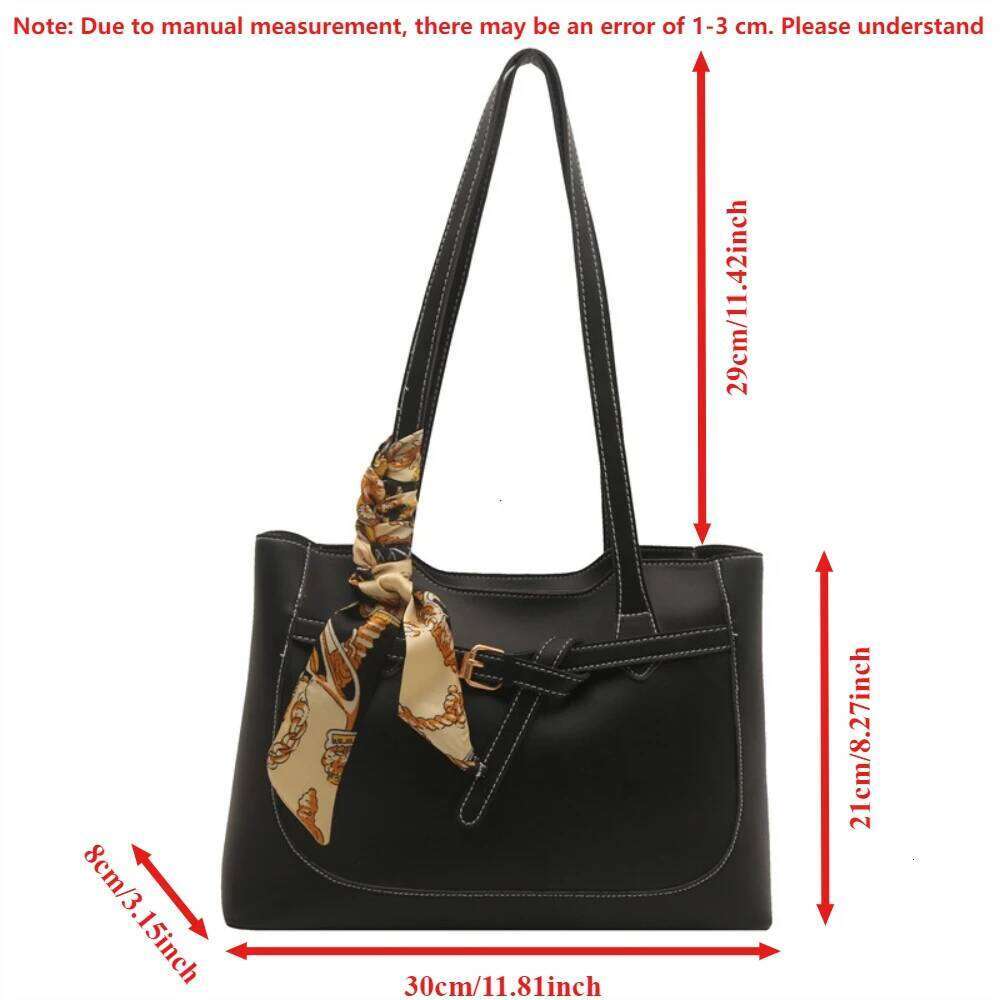 2026 New Faishon Single Oulder Handbag Large Capaci Commuter Soft PU Leather Handbags for Women High-End Women's Tote Bag