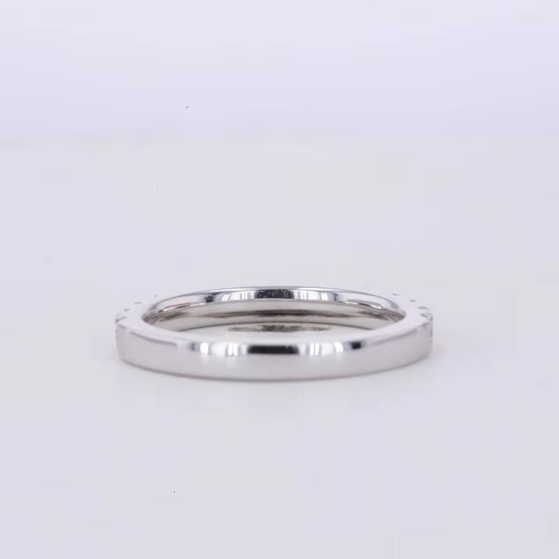 21MM DEF VVS VS Round EX Cut Lab Diamond Jewelry Starsgem Wedding Eternity Band 10K 14K Gold HPHT CVD Diamond Ring