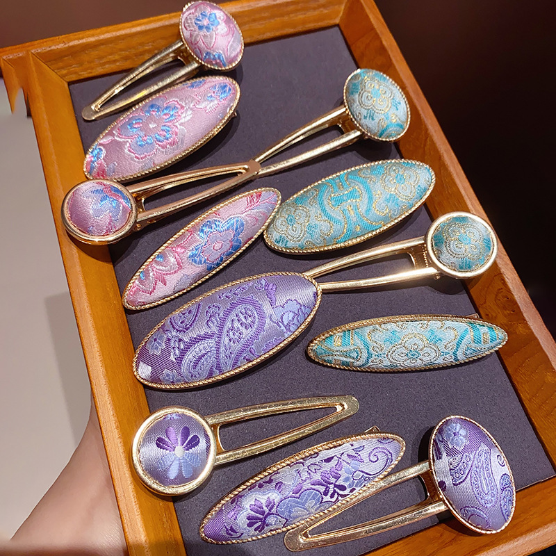 Fashionable Handmade Design Hair Clips Duckbill Clips Accessories Bangs Hair Clips Vintage Hair Accessories