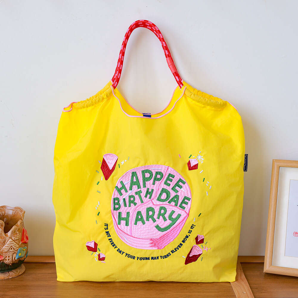 New Shoulder Large Capacity Waterproof Eco-Friendly Shopping Embroidered Crossbody Women's Trendy Tote Bag Evergwish