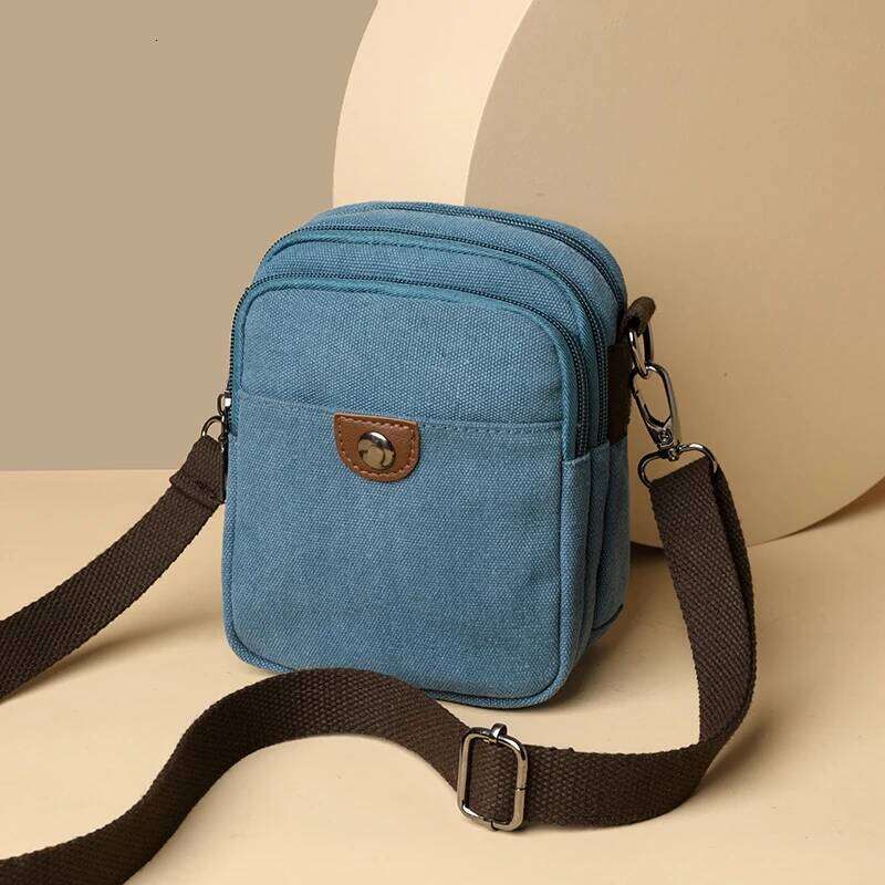 Fashionable casual small single shoulder crossbody waist bag, wallet pouch