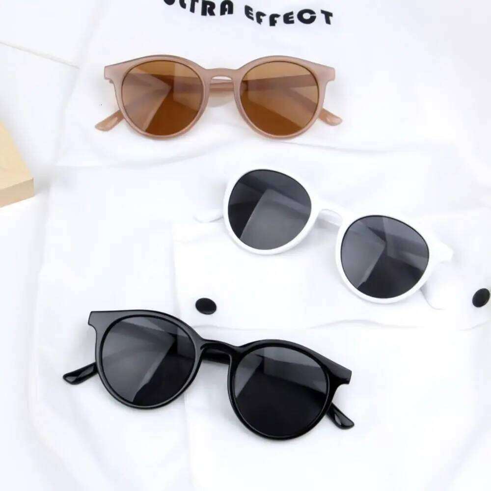 Circular Kids Child Sun Glasses Vintage Baby Children UV380 Sport Sunglasses Girls Boys H260130