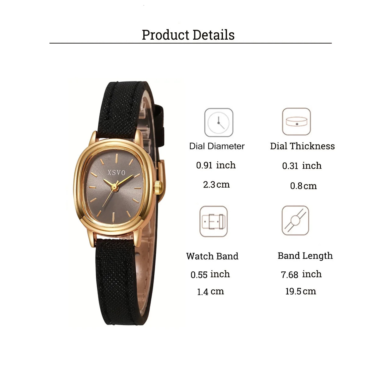 Vintage Fashion Niche Ladies Quartz Watch for Christmas and Halloween Gifts 260126