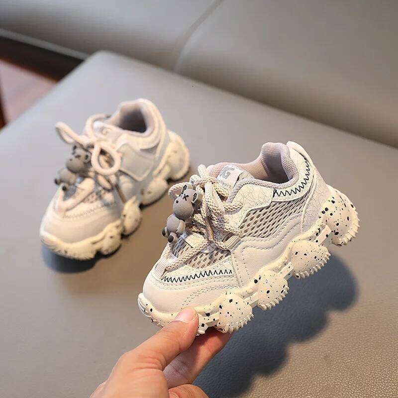 Children Cute Sports Baby Girls Sneakers Running Toddler Infant Footwear Kids Boys Outdoor Casual Shoes Y260128