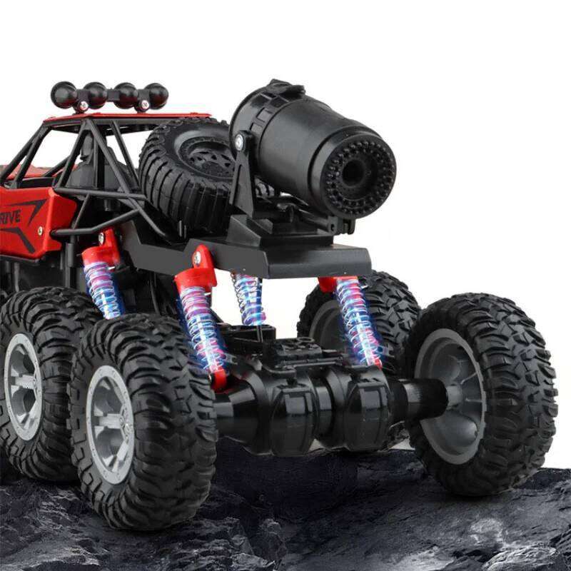 Hot 1: 18 Six Wheel Drive RC CAR Cross-country Climbing Spray Racing Remote Control Electric Car Fall Resistant Boy Toy Gift Y260131