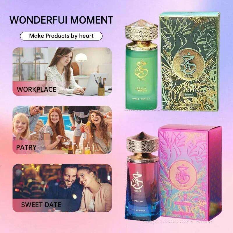 100ml Khair Confection Paris Corner Eau de Parfum Sweet Candy Scent Perfume Men For Women Elegant Packaging Holiday Gifts H260130