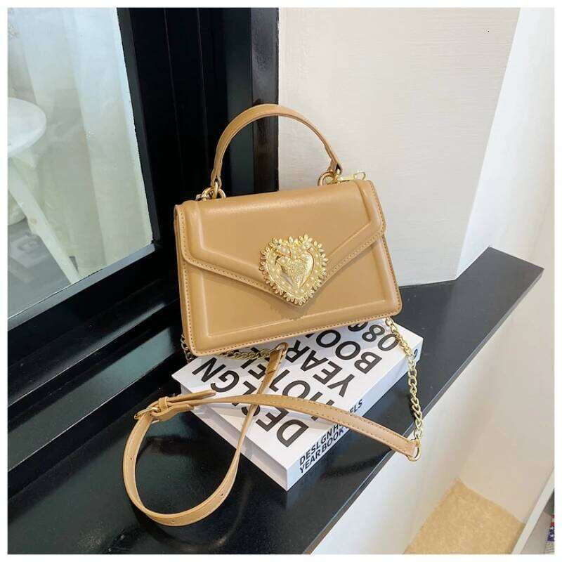 Women's Fashion Square Bag Solid Color Handbag
