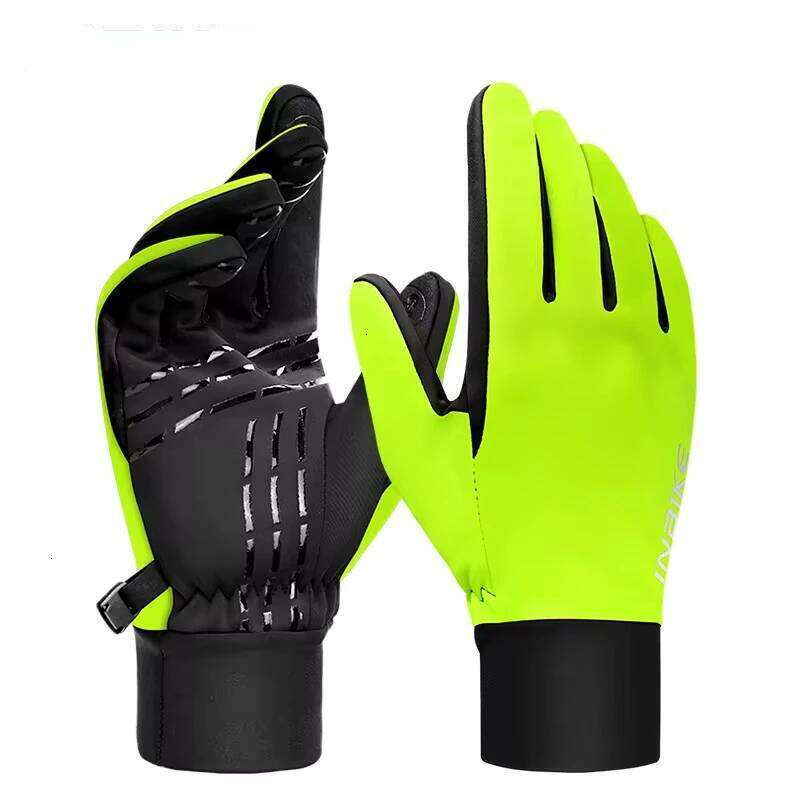 INBIKE Winter Cycling Men Women Warm Fleece Biking Glove For Riding Bicycle Gloves Waterproof Touchscreen Accessories Outdoor Equipment