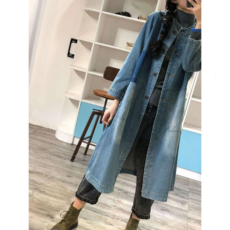 Women Denim Jacket 2025 Spring Autumn Loose Comfortable Casual Lady Cowboy Coat Retro Temperament Female Windbreaker Outerwear 260120