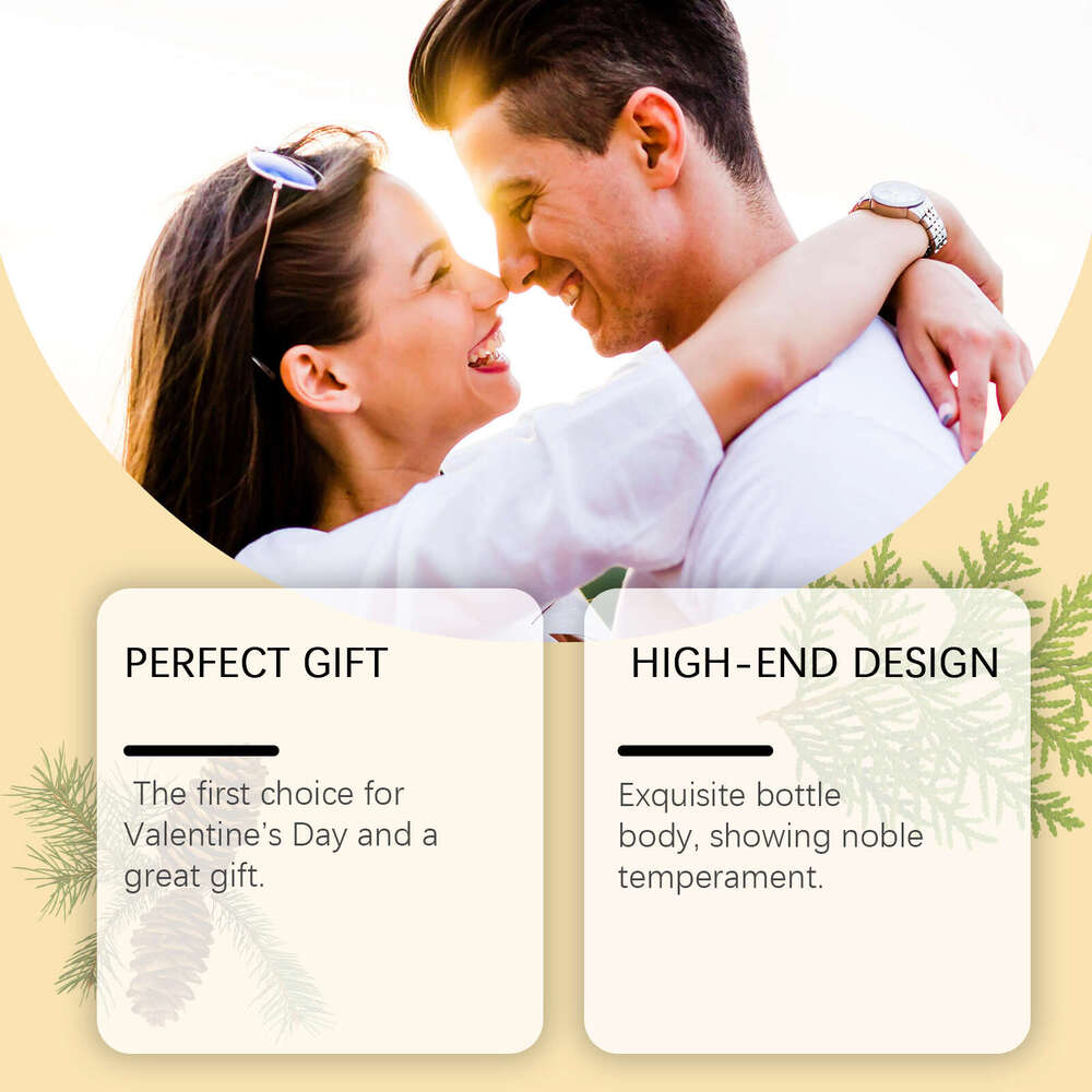 Roxelis Valentine's Day Eau de Cologne Men's Light Fresh Charming Long-lasting Date Couple Fragrance S260131