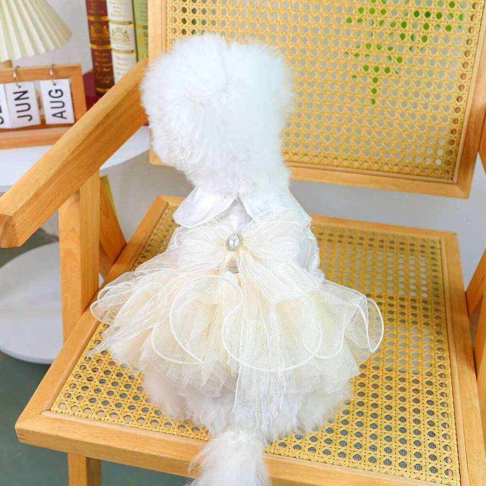 Figaro Wedding Pet Dog Cat Hair Loss Summer High Quality Princess Dress H260129