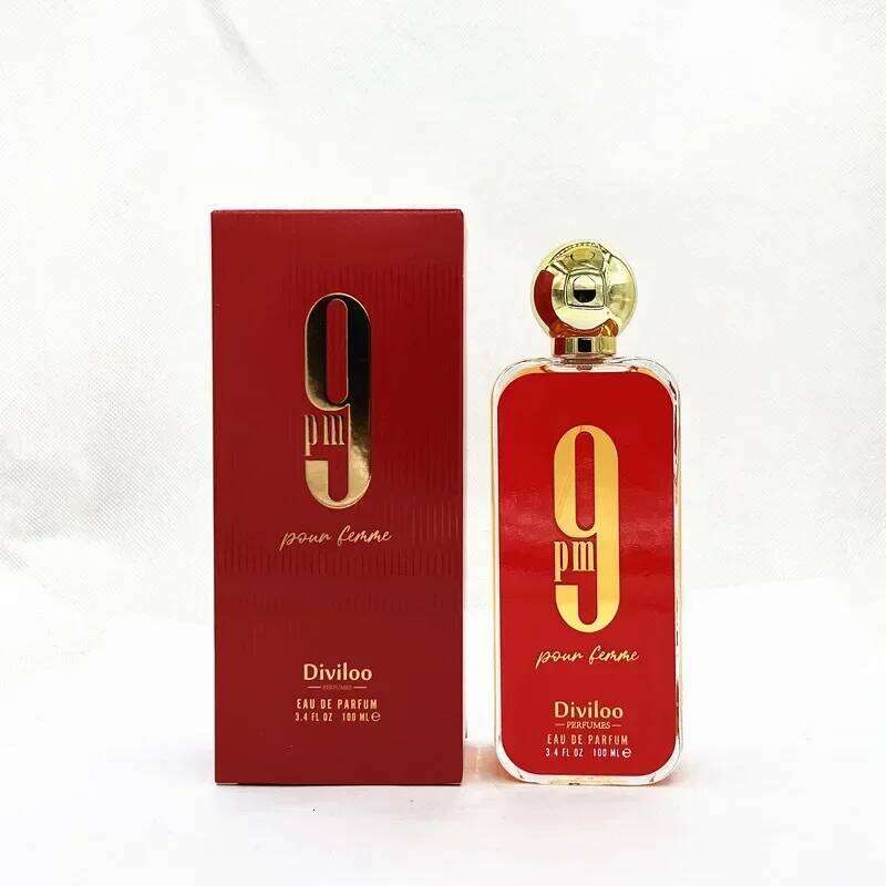 100ml/ 3.4oz 9pm 9am Men's Perfume Light Fragrance Women's Unisex Parfum Long Lasting Charming Charm Gift H260130