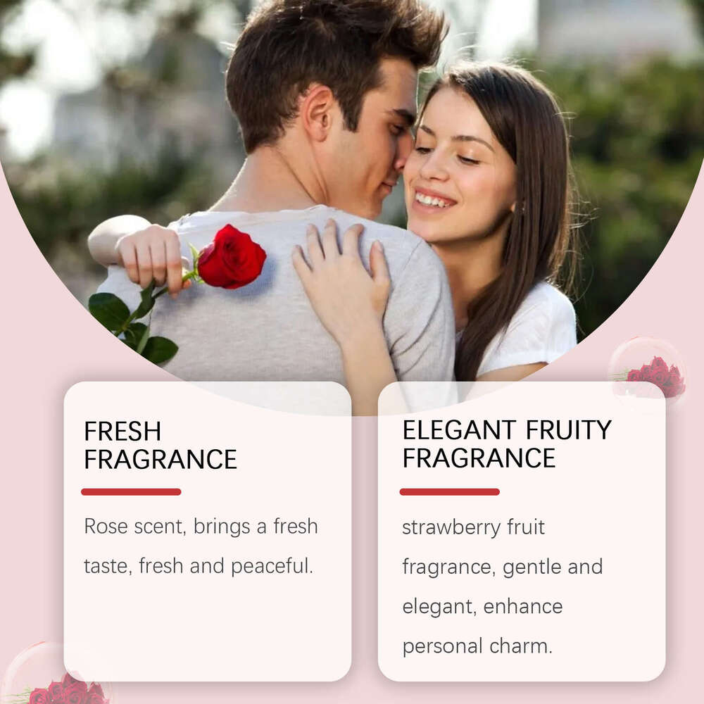 Roxelis Charm Rose Scent Gentle Ingredients Natural Fresh Long-lasting Fragrance Elegant Daily Perfume S260131