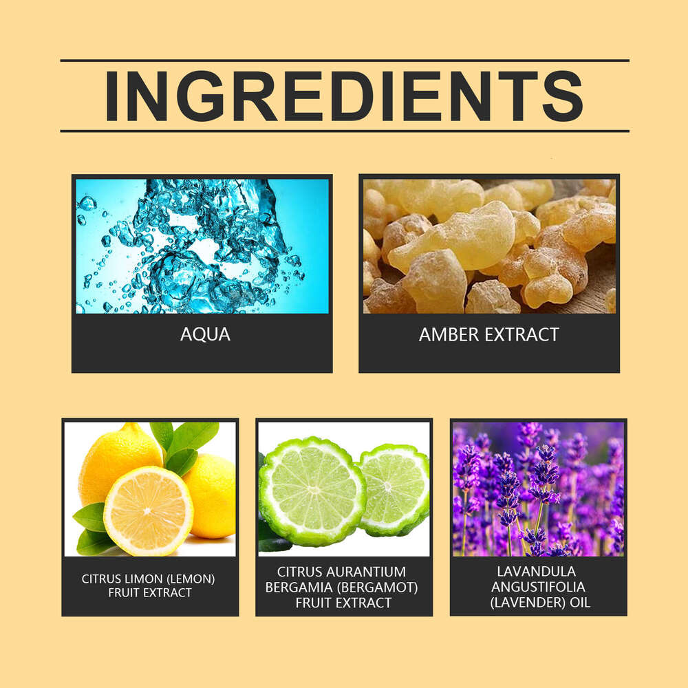 Roxelis Wood Spray Fresh Exudes Charm Amber Natural Elegant Long-lasting Fragrance Portable Perfume S260131