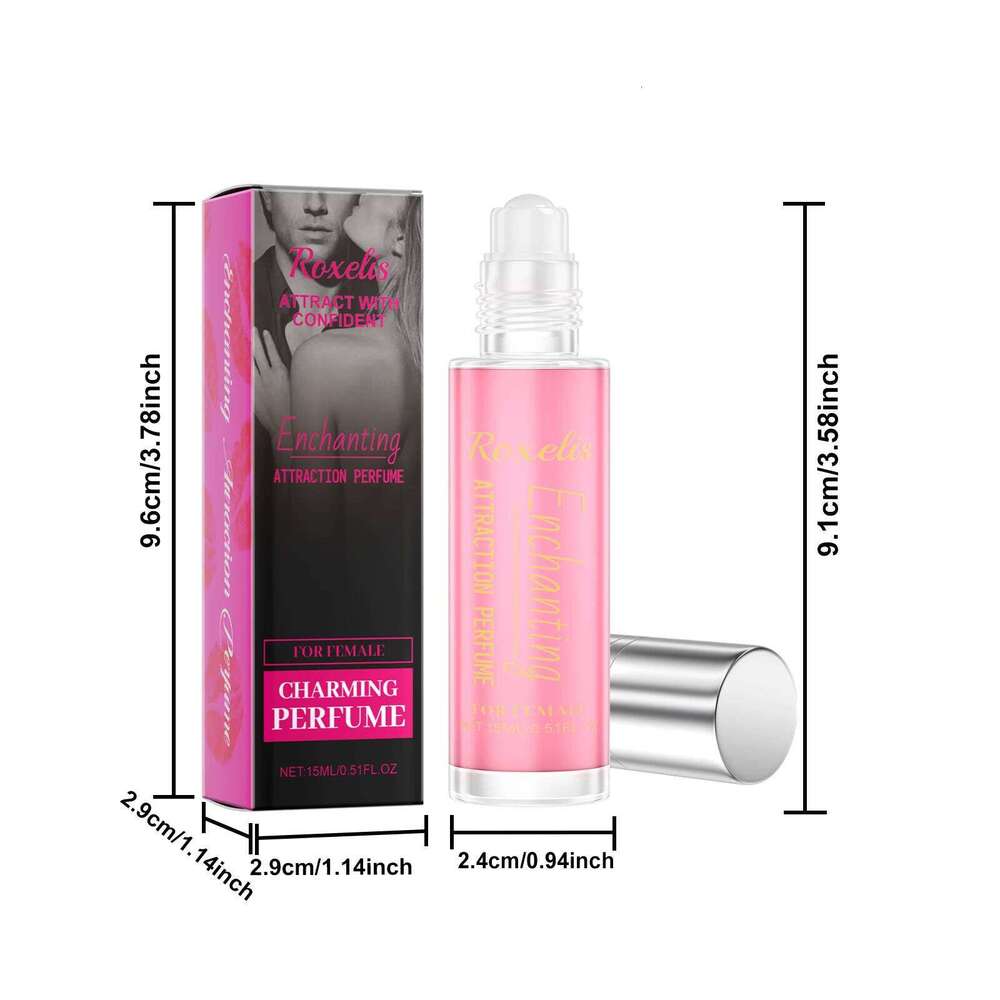 Roxelis 15ml Cologne Pheromone Roller Ball Lasting Scent Elegant Woman Body Charm Dating Flirt Glamour Lady Perfume H260130