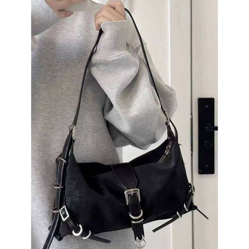 Vintage Korean All Match Streetwear Handbags Fashion Grunge Casual Shoulder Y2k Aesthetic Ins Simple Crossbody Bags Trendy