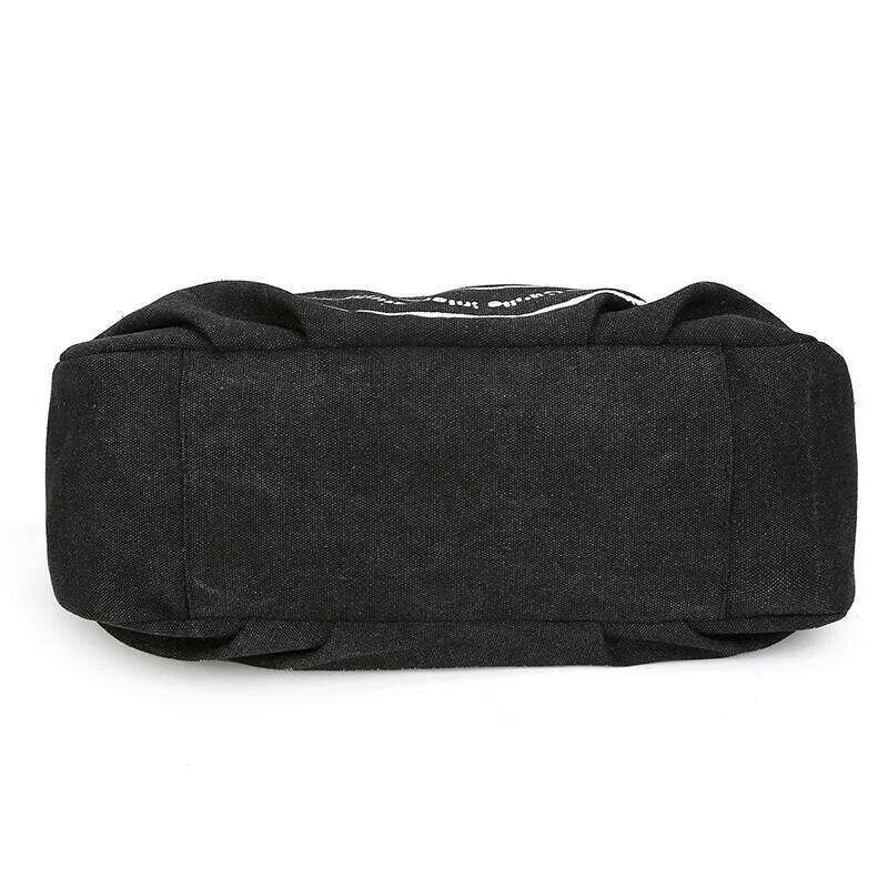 Women's casual Parisian print large capacity shoulder tote bag