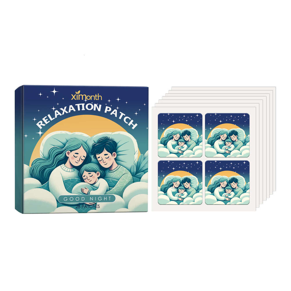 Ximonth Goodnight Cartoon Care for Relieve Discomfort Relax Body and Mind Sleep Stickers S260131