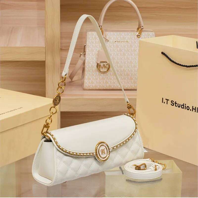 Women's handbag designer underarm bag, women's 2024 new high-end texture handbag, autumn and winter crossbody shoulder bag