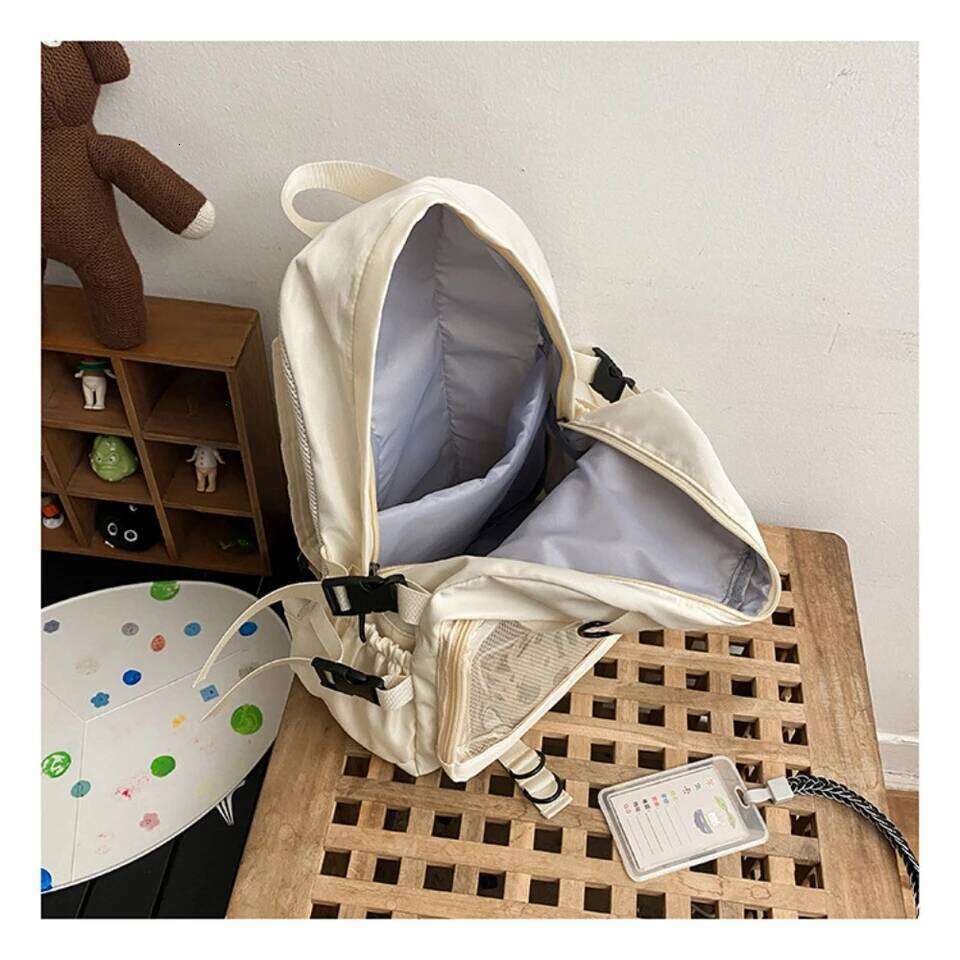 Collage Style School For Teenage Girl Itabag Kawaii Transparent Love Heart JK Backpack Women New 2024 Laptop Bag