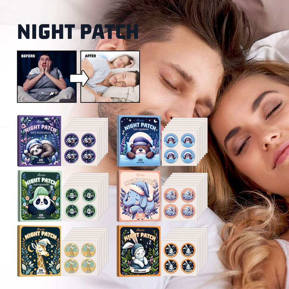Ximonth Plant Gentle Care for a Peaceful Night Comfortable Cute Cartoon Sleep Stickers S260131
