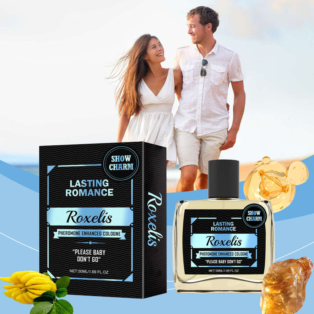 Roxelis Eau de Cologne Portable Natural Fresh Non-Pungent Charm Enhancer Gentle Fragrance Men's Perfume Water S260131