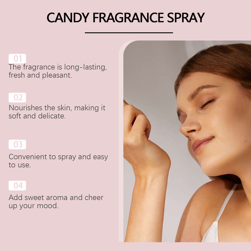 Roxelis Long-lasting Candy Fragrance Refreshing Moisturizing Natural Gentle Dating Portable Scent Spray S260131